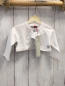 Preview: Boboli neu Strickjacke Gr. 62  weiß Lochmuster
