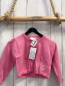 Preview: blue seven neu Strickjacke Gr. 86  pink Rüsschen