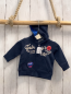 Preview: Blue seven neu Sweatjacke Gr. 62  blau weiße Schrift 