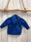 Preview: Blue seven neu Sweatjacke Gr. 62  blau hellblaue Schrift 