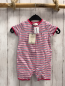 Preview: Bellybutton neu Playsuit Gr. 74  weiß pink rosa hellblauer Streifen 