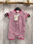 Preview: Bellybutton neu Playsuit Gr. 68  weiß pink rosa hellblauer Streifen 
