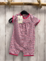 Preview: Bellybutton neu Playsuit Gr. 74  weiß pink rosa hellblauer Streifen 