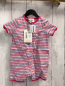 Preview: Bellybutton neu Playsuit Gr. 62  weiß pink rosa hellblauer Streifen 