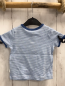 Preview: Bellybutton neu T-Shirt Gr. 68  blau weiß gestreift dunkelblauer Bund + Brusttasche