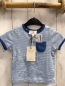 Preview: Bellybutton neu T-Shirt Gr. 74  blau weiß gestreift dunkelblauer Bund + Brusttasche