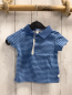 Preview: Bellybutton neu T-Shirt Gr. 68  blau hellblaue Streifen Polokragen