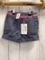 Preview: Bellybutton neu Shorts Gr. 80  grau rosa Band Schleife Bund verstellbar