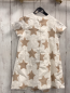 Preview: Bellybutton neu Kleid Gr. 98  weiß beige Sterne 100% Baumwolle NP 25,95€