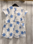 Preview: Bellybutton neu Kleid Gr. 92  weiß hellblaue Sterne 100% Baumwolle NP 39,95 €