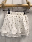 Preview: Bellybutton neu Rock Gr. 98  weiß beige Sterne NP 32,95€