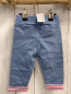 Preview: bellybutton neu Jogginghose Gr. 62  blau + gestreifter Umschlag 