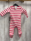 Preview: Aden + anais neu Schlafanzug Gr. 68  pink weiß gestreift 95% Baumwolle