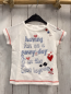 Preview: blue seven neu T-Shirt Gr. 74  weiß blaue Schrift rote Herzen Fische 