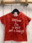 Preview: blue seven neu T-Shirt Gr. 62  rot weiße Schrift 
