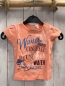 Preview: blue seven neu T-Shirt Gr. 62  lachs blau weiße Schrift Palme