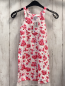 Preview: blue seven neu Kleid Gr. 116  weiß rosa Blumen + Herzen