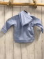 Preview: Blue seven neu Sweatjacke Gr. 62  hellblau Schrift Zahl Boot