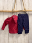 Preview: Blue seven 2tlg neu Sweatjacke + Jogginghose Gr. 74  beerenton Mädchen + blau