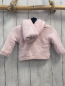 Preview: Boboli neu Strickjacke Gr. 62  rosa grauer Stern gefütter Kapuze
