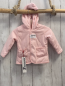 Preview: Boboli neu Wende-Sweatjacke Gr. 74  rosa + rosa weiß gestreift Kapuze