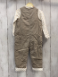 Preview: 2tlg Boboli neu Langarmshirt + Latzhose Gr. 80  weiß gelbe Sterne + beige Kord gefüttert gestickte Schrift + Stern