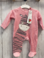 Preview: neu Boboli Schlafanzug Gr. 56  himbeerton Zebra Nicky