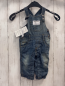 Preview: blue seven neu Latzhose Gr. 68  blau Jeans gefüttert