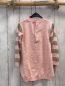 Preview: Boboli neu Kleid Gr. 86  rosa beige Streifen + Stern Strick