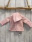 Preview: Boboli neu Wendesweatjacke Gr. 62  rosa + rosa weiß gestreift Kapuze