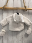 Preview: 2tlg Boboli neu Plüschjacke + Handschuhe Gr. 56  weiß Kapuze mit Ohren