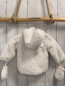 Preview: 2tlg Boboli neu Plüschjacke + Handschuhe Gr. 74  weiß Kapuze mit Ohren
