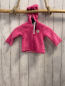 Preview: Blue seven neu Plüschjacke Gr. 62  pink Kapuze