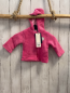 Preview: Blue seven neu Plüschjacke Gr. 62  pink Kapuze