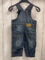 Preview: Blue seven neu Latzhose Gr. 68  blau Jeans braune Nähte gefüttert