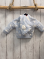 Preview: Boboli neu Strickjacke Gr. 62  hellblau weiße Sterne Strick Kapuze 