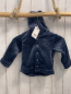 Preview: Gymp neu Plüschjacke Gr. 80  blau Kapuze 