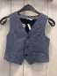 Preview: H&M  Weste  Gr. 116  blau hellgrau meliert 