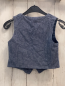Preview: H&M  Weste  Gr. 116  blau hellgrau meliert 
