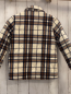 Preview:   Hemdjacke  Gr. 128  beige schwarz braun kariert Flanell + gefüttert 