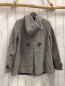 Preview: Zara  Jacke  Gr. 140  grau Kapuze wolloptik 