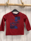 Preview: S´Oliver  Langarmshirt  Gr. 92  rot blauer Druck mit Krokodil
