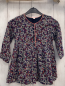Preview: Esprit  Kleid  Gr. 98  blau bunter Blumen orange Bund 