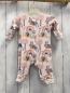 Preview: next Schlafanzug Gr. 74  rosa Tiere Bögen Wolken