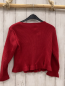 Preview:   Strickjacke  Gr. 128  rot Rippen 