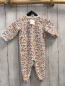 Preview: Petit Bateau  Schlafanzug  Gr. 68  weiß Nicky Blumen 