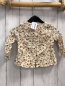 Preview: Sergent Major  Bluse  Gr. 74  beige Blumen rosa Ziernähte 