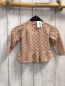 Preview: H&M Strickjacke  Gr. 68  altrosa Lochmuster 