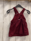 Preview: H&M Trägerrock  Gr. 68  weinrot Kord 