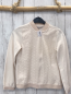 Preview:   Sweatjacke   Gr. 140  creme lochstickerei beige Bund 